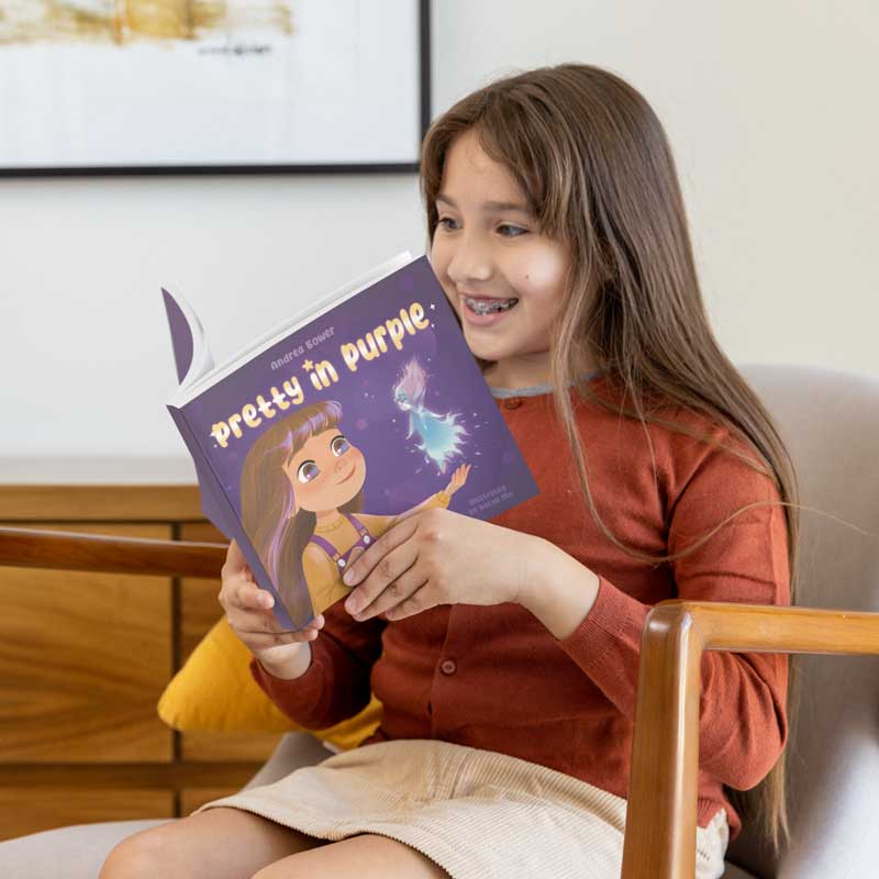 Pretty in Purple by Andrea Bower Author,-children_s-book